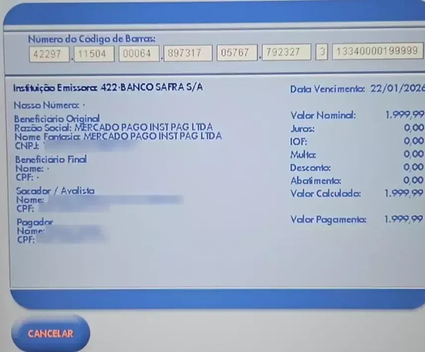 Imagem de compartilhamento para o artigo Golpe do Falso Patrão causa rombo de R$ 350 mil em lotérica de Água Clara; Unidade precisou ser fechada  da MS Todo dia